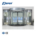 induction rotation automatic Four-wing revolving door for hotel